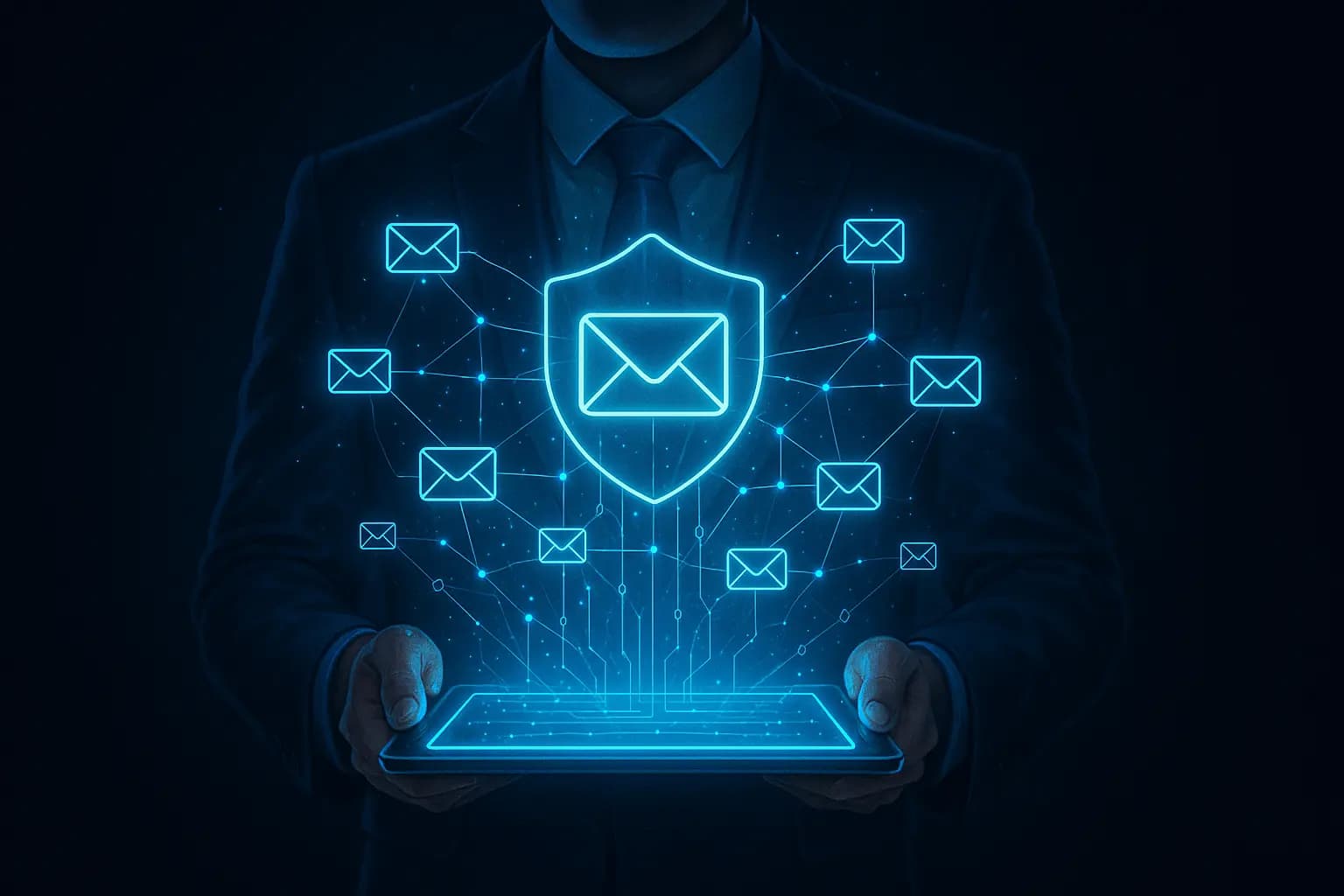 Cybersecurity digital background