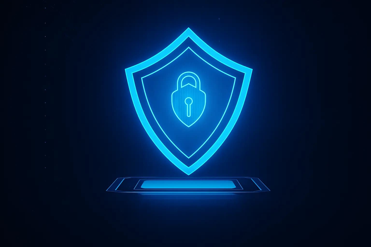 Cybersecurity digital background